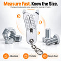 🔧 Portable Nut & Bolt Size Gauge